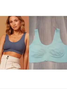 Knix | LuxeLift Seamless Scoop Neck Pullover Wireless Bra In Mint Green